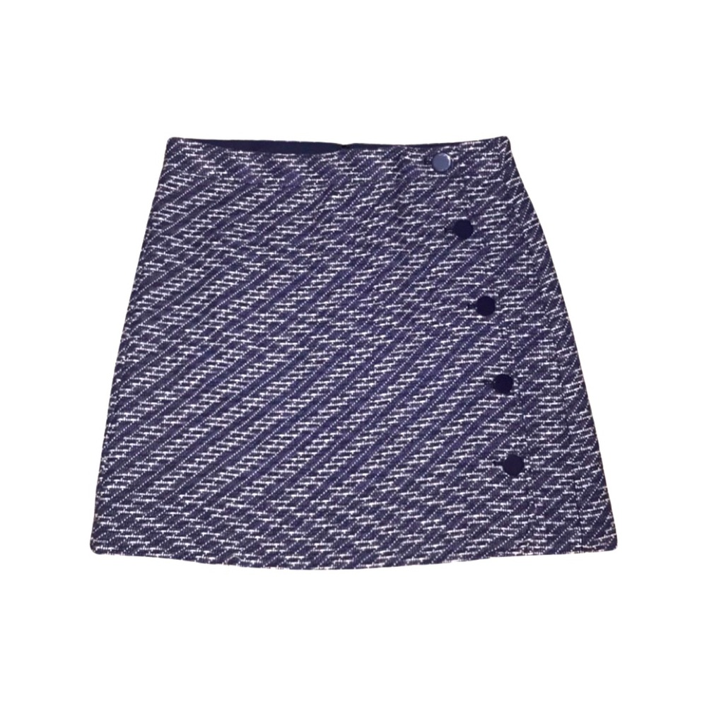 Loft Nautical Tweed A-line Skirt